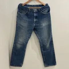 色落ち◎‼︎ 90'S Lee インディゴ デニムパンツ W85㎝ L74.5㎝