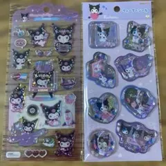 Kuromi ウォーターシール・サンリオキャラクター　ドロップジェリー⭐︎ クロミ