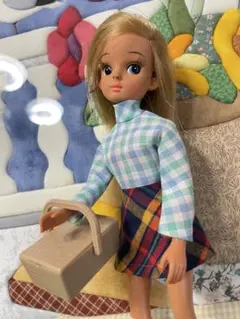 初代リカちゃん　ピチピチリカちゃん　バスケット　美品✨　JAPAN刻印