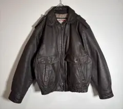 G-1 リアルレザー　ダークブラウン　中綿入り　本革　レザージャケット
