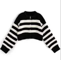 GRL at2126 ボーダー柄長袖カーディガン Mサイズ