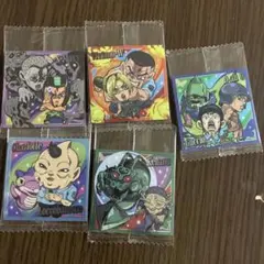 ジョジョの奇妙な冒険 シールウエハース　N 5枚セット