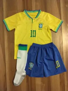 ユニフォーム　ブラジル10番 ネイマール 　3点セット【ジャンク品】