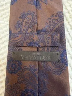 新品 Y&TAILOR ペイズリー柄ネクタイ