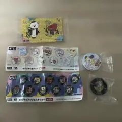 BT21 くら寿司　ステッカー・缶バッジ・アクリルステッカー