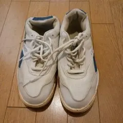 ホワイト/ブルー スポーツシューズ