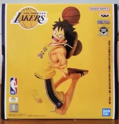 ONE PIECE BASE SHOP ルフィ LAKERS フィギュア ONE PIECE NBA ルフィ フィギュア ワンピースベースショップ