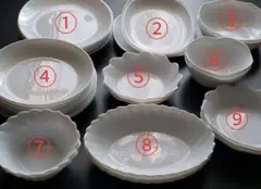 【ヤマザキ】 オリジナル白いお皿 まとめ売り 合計31枚