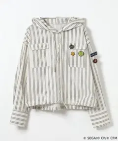 プロジェクトセカイ×ZOZO フードシャツ ホワイト Mサイズ プロセカ レオニ