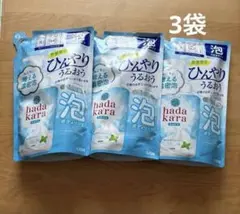 hadakara ひんやり+保湿 泡ボディソープ クールアクアミント 数量限定品のサムネイル