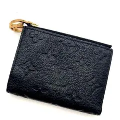 【IC 特美品】ルイヴィトン アンプラント ポルトフォイユ リサ 黒 財布