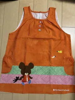 保育士エプロン　くまのがっこう