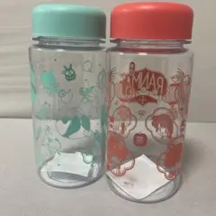 【新品未使用】らんま1/2 クリアボトルタンブラー 2色セット