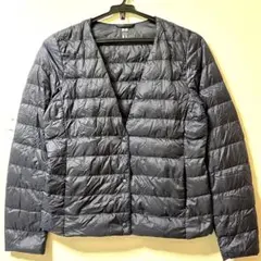 【極美品】UNIQLO ユニクロ　ウルトラライトダウン　ネイビー　S