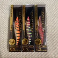 スクイッドマニアワイルドチェイス特注3.0号3本セット