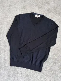 JOSEPH ABBOUD ネイビー Vネックセーター L