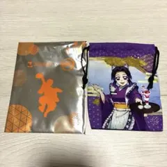 鬼滅の刃 ジョイフルコラボ 巾着 胡蝶しのぶ