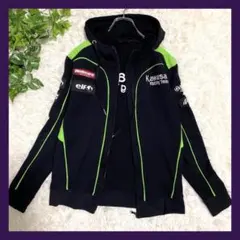カワサキ ジップアップパーカー Motocard Team Zip Up - メルカリ