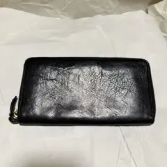 Hawk Company ホークカンパニー 本革 長財布 ラウンドファスナー 黒のサムネイル