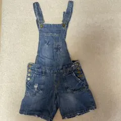 oneway デニム サロペット ショートパンツ