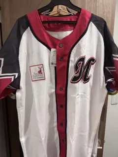 新品タグ付✨千葉ロッテマリーンズ ホームマコトユニフォーム 2008年 Lサイズ