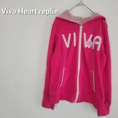 ビバハートレプリ　カジュアルパーカー　ビッグロゴ　カラフル　派手　かわいい