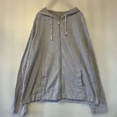 14-158 ダンスキンナウ ジップパーカー フード 長袖 XL 灰 デイリー