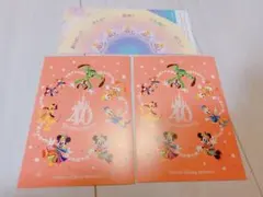 ディズニー　40周年　ポストカード　セレブレーションホテル　ガーランド　カード