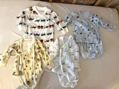 ユニクロ　ロンパース・カバーオール 70サイズ 4点セット