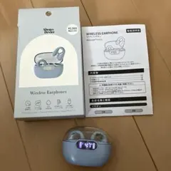 Always Device ワイヤレスイヤホン 本体 ブルー　3coinsのサムネイル