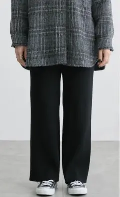 AMERICAN HOLIC アメリカンホリック バイパチリブニットパンツ