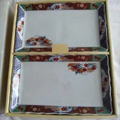 和風花柄多用皿 5枚セット