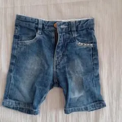 デニムハーフパンツ80cm