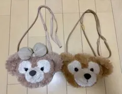 ダッフィ&シェリーメイ　ポーチ　ディズニーシー