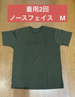 着用2回　ノースフェイス　プリント Tシャツ オリーブグリーン　M