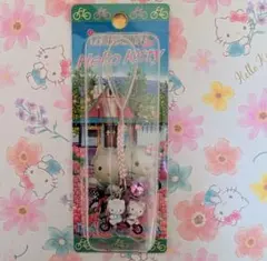 【訳あり】ご当地キティ　根付け　軽井沢　自転車