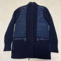 【美USED】アルマーニエクスチェンジ　ニット×ナイロン コンビジャケット