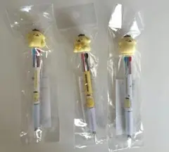 韓国限定　ポムポムプリン3色ボールペン×3本セット　フィギュア