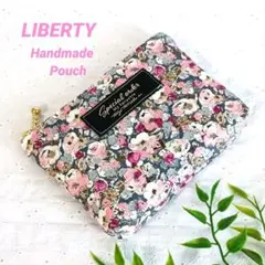 リバティ❀小さめポーチ❀レイラ❀12cmファスナー❀ハンドメイド❀のサムネイル
