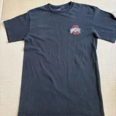 Champion Ohio State Tシャツ ブラック 刺繍ロゴT 古着のサムネイル