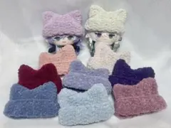 にじぱぺ 猫耳ニット帽 にじぱぺっと ぬいぐるみ 帽子