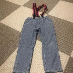 EDWIN ヒッコリーサスペンダー付きパンツ　110センチ