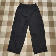 UNIQLO:C◆ワイドパラシュートパンツ◆ブラック◆M ユニクロシー