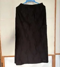 【即購入可】黒 ロングスカート 冬服 婦人服 レディースファッション