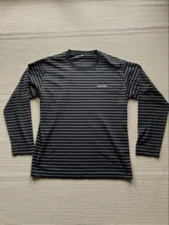 mont-bell WIC.ボーダーロングスリーブT メンズXL1104818