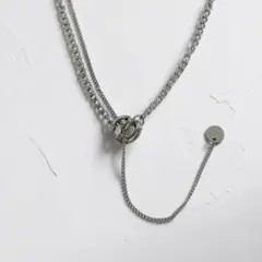 シルバー ステンレスチェーン　ネックレス