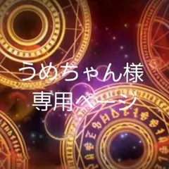 うめちゃん様 専用ページ