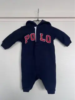 POLO フード付きロンパース