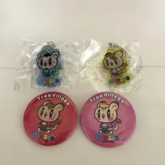 ジェ猫　缶バッジ　アクリルキーホルダー