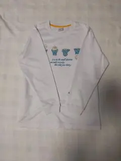 【sale♪】CONVERSE 長袖Tシャツ バスケットボール160 男の子 白のサムネイル